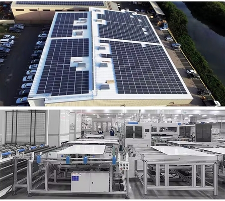 EU Stock Longi Hi MO 6 Solar Modules 590W 600W N Type Anodized Aluminium Alloy Frame