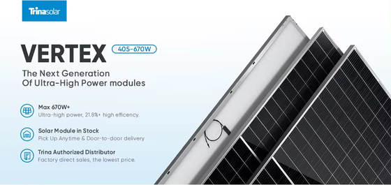 Mono Half Cell Solar Panel Trina 1000W 700W 670W 660W 600W 550W 500W 425W for Home Electricity