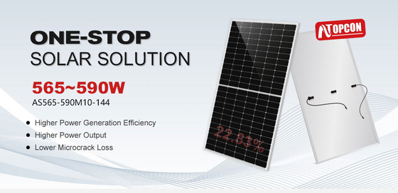 Max. Power 590Watt Monocrystalline Solar Panel Perfect for Your Solar Power Needs