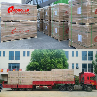 Amosolar Half Cut 144cells 565w 570w 575w 580w 585w 590w Frame Anodized Aluminium Alloy 30