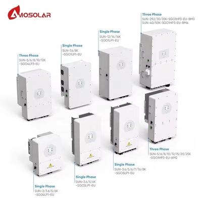 Single Phase String Solar Inverter 6kw with 220V/230V/240V Output and Solar Conversion