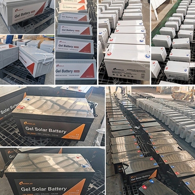 Amosolar Front End Lead Acid Battery 12V100AH Solar Gel Battery with 3000 Cycle Life