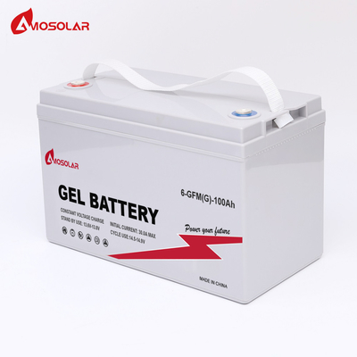 Amosolar Solar Battery 12V Gel 100Ah 150Ah 200Ah 250Ah for Room Temperature Storage