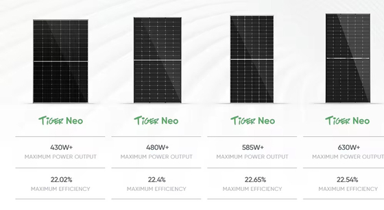N-Type 550w 700w 630w 610w 585ww 620w 580w 500w Bifacial Solar Panel for Full System Jinko