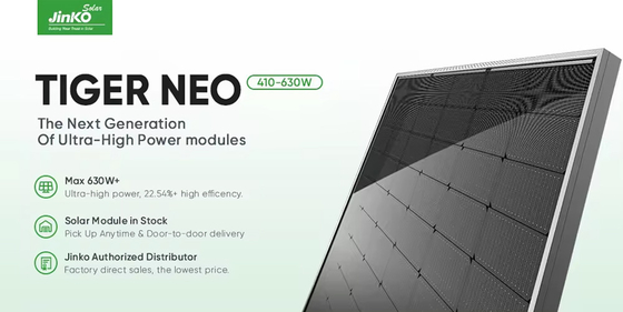 TOPCON N-Type Mono Half Double Glass 500w Bifacial Solar Panel with 500w Power Output