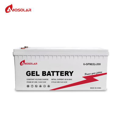 Amosolar Gel Solar Storage Battery 12V 150Ah 200Ah for House Room Temperature Storage