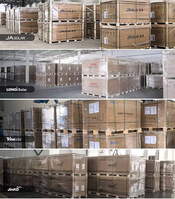 JA 455W 450W 445W 440W Tier-1 Solar Panels with 30 and 3.2mm Anti-reflective Glass