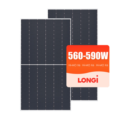 Longi Solar Panel 575Watts 585Watts 590Watts 182mmx182mm Cell Size 22.8% Efficiency