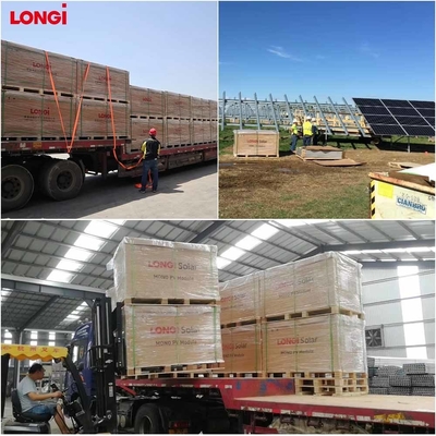 N Type 580W 585W 570W Bifacial Pv Module In Eu Stock Panel Dimensions 2278*1134*30mm