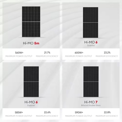 LONGi Solar Panel 565W 570W 575W 580W 585W Hi-MO X6LR5-72HTH Half Cell T Technology