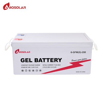 Sealed Gel Battery for Home Solar Storage 12V 100AH 250AH Deep Cycle GEL Lead Acid
