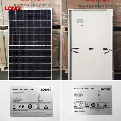 Longi Himo 6 7 Bifacial All Full Black Solar Pane 410W 420W 430W 440W 450W