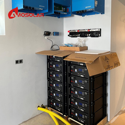 Amosolar 48V 51.2V 100AH 200AH Rack-Mounted Lithium Li-Ion Battery