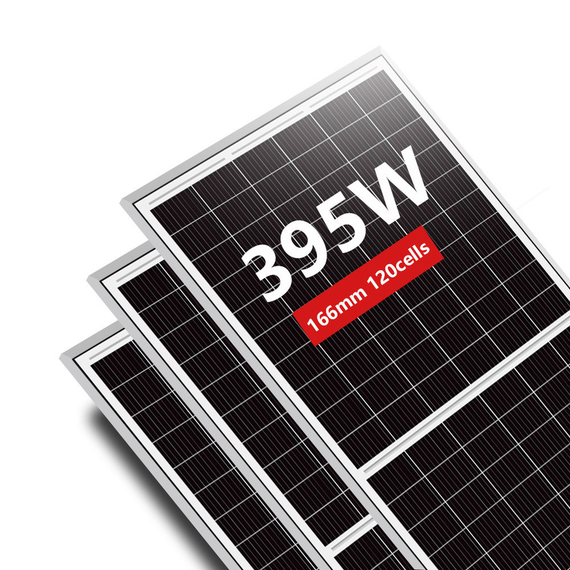 Amosolar Half Cell 166mm 380w 385w 390w Mono Solar Panels With 4mm2 Cable OEM Order