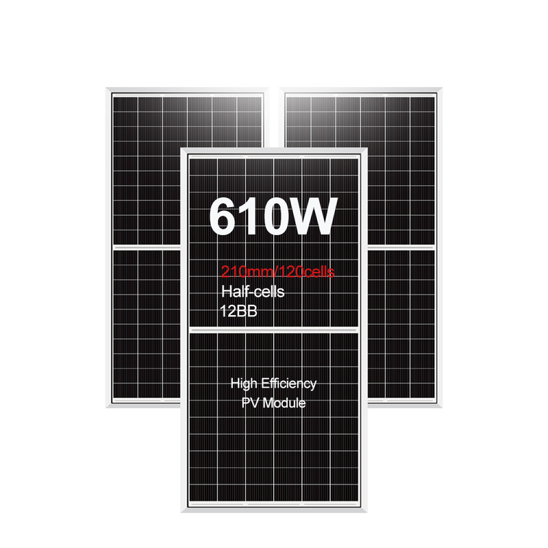 Amosolar Half Cut 210mm 580W 590W 600W Solar Panels with CE/TUV/INMETRO/ISO Certificate
