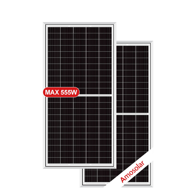 HJT 110cell 535w 540w 545w 550w 555w Solar Panel for Home Electricity Amosolar Good