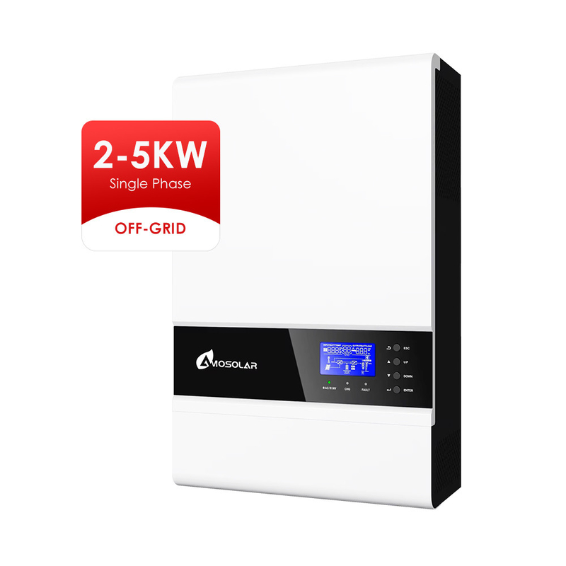 Amsolar 3KW 5KW 8KW 10KW Off Grid Solar Inverter with MPPT Voltage Range of 60-115Vdc