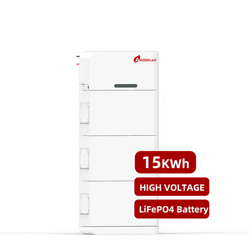 15360 Wh Stackable High Voltage Tower Lithium Battery for Solar Energy Storage System