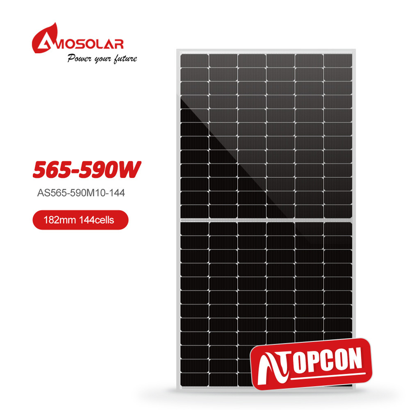 N-Type 560 580 610w 700w Monocrystalline Solar Panels with CE TUV IEC Certification
