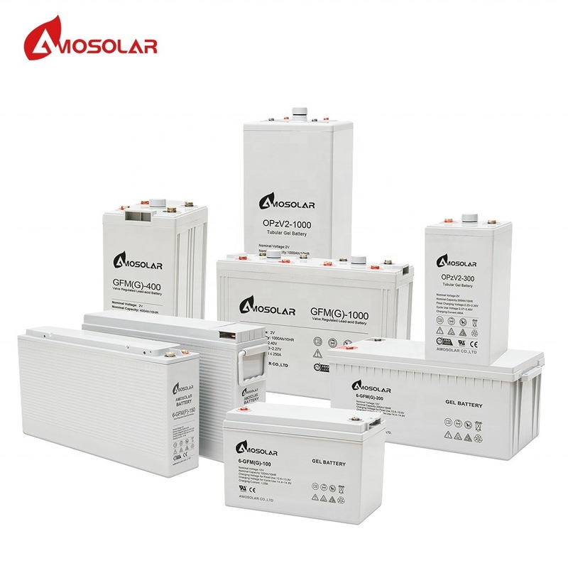 12V/24V/36V/48V AGM Solar Battery for Home Solar System Rechargeable and Long-lasting