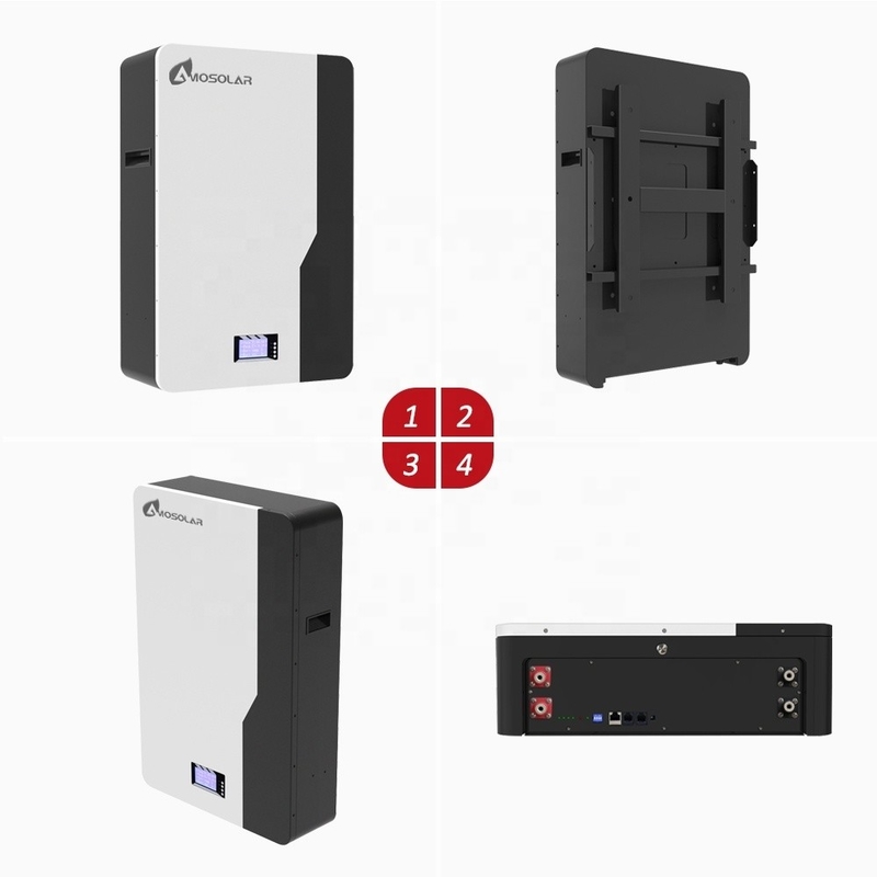 Amosolar 48V/51.2V 100ah 200ah 5kwh 10kwh 2.5kwh Lithium Ion Battery for Solar Storage