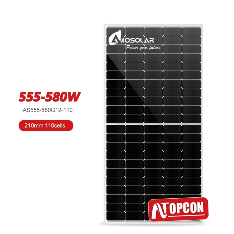 210mm N-type Mono-crystalline Solar Panels 560W 570W 580W for Solar Power System