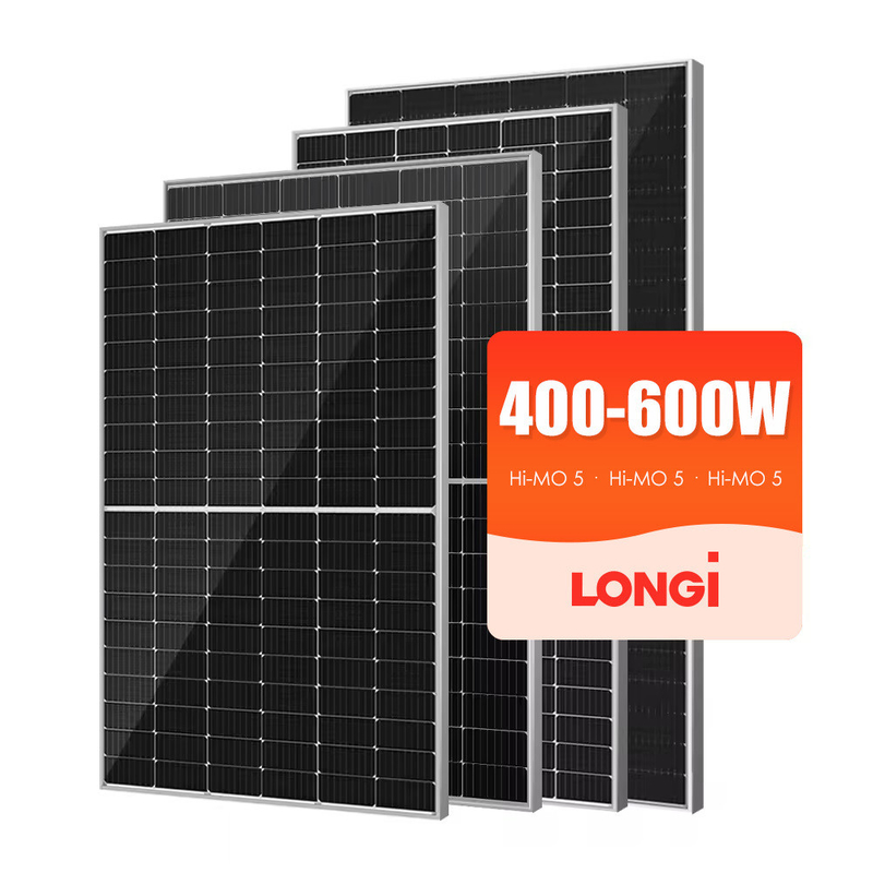 Longi 580W 585W 590W Solar Panel Portable Power System Featuring HJT Solar Cell Grade A